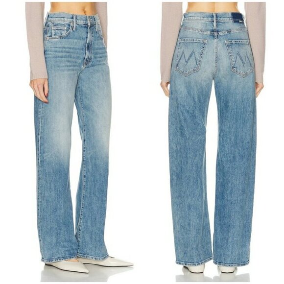 💕MOTHER SUPERIOR💕 The Lasso Sneak Jeans ~ Horsin' Around 33 NWT - Picture 7 of 17